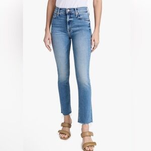 MOTHER THE MID RISE DAZZLE ANKLE FRAY Rididng The Cliffside 26